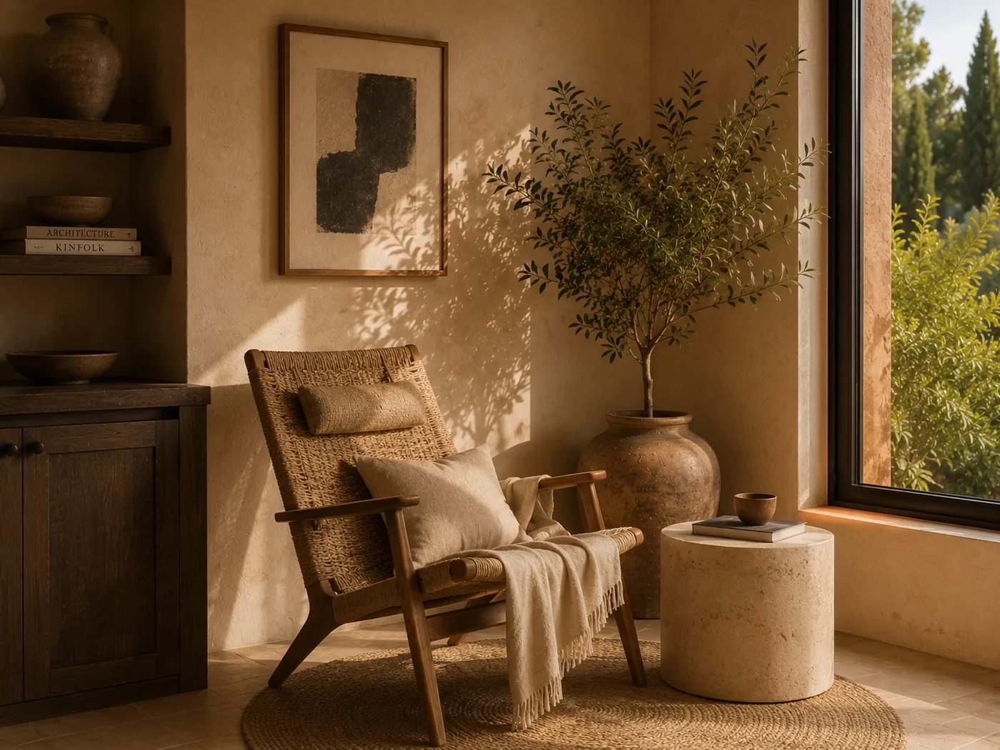 Marbella Garden Pavilion — reading corner
