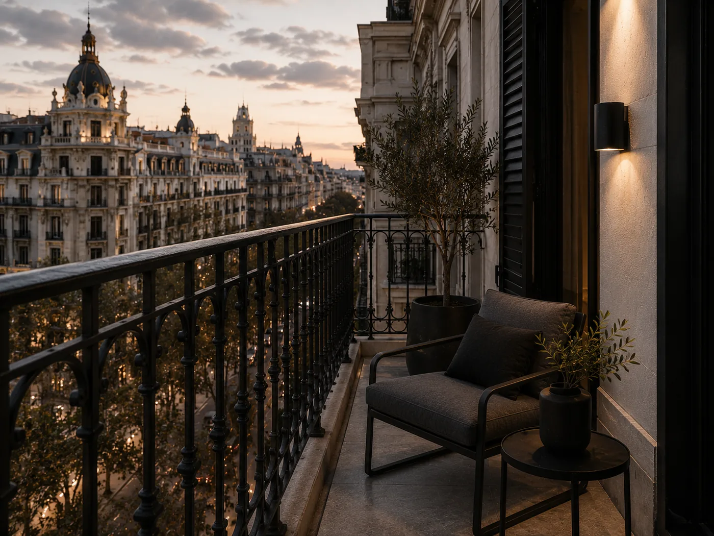 Gris Urbano Suite — balcony