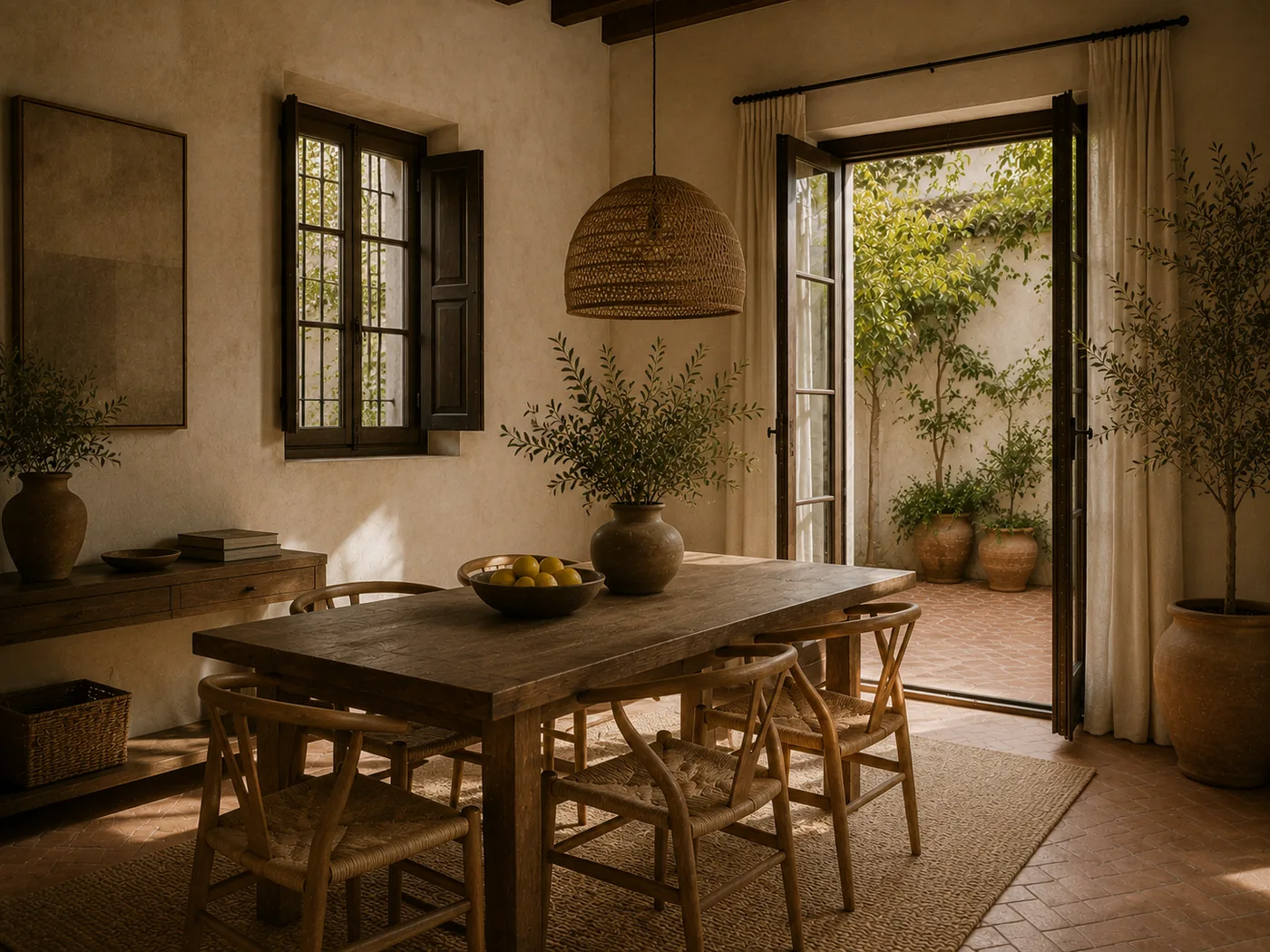 Casa Azahar Patio — dining area