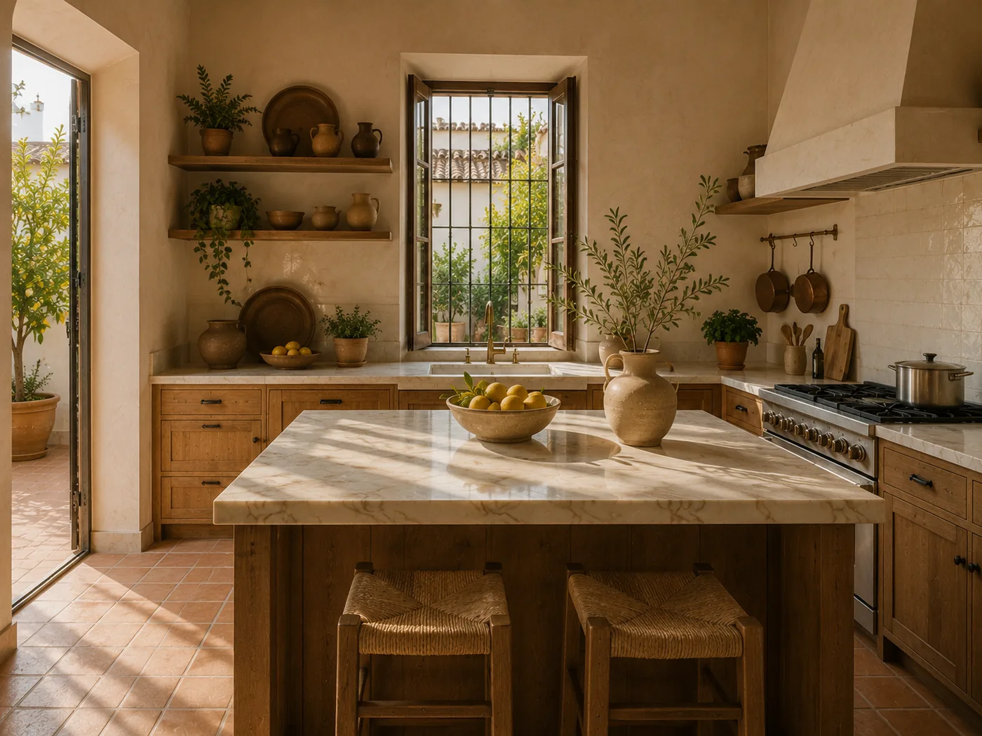 Patio Limonero House — kitchen