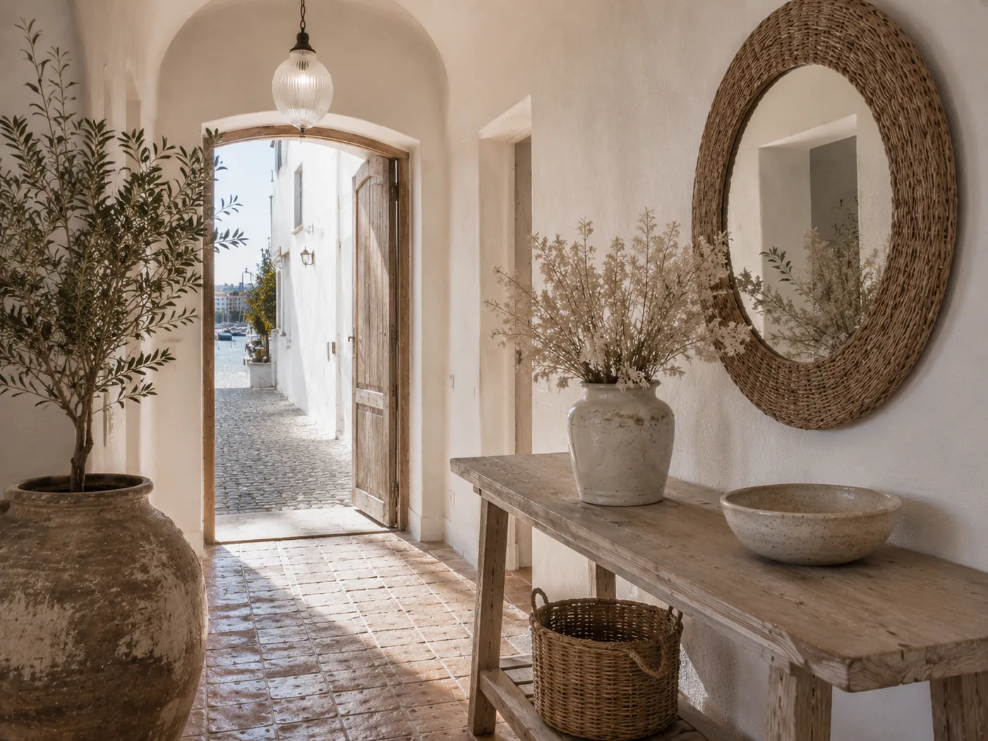 Porta Blanca Suite — entry hallway