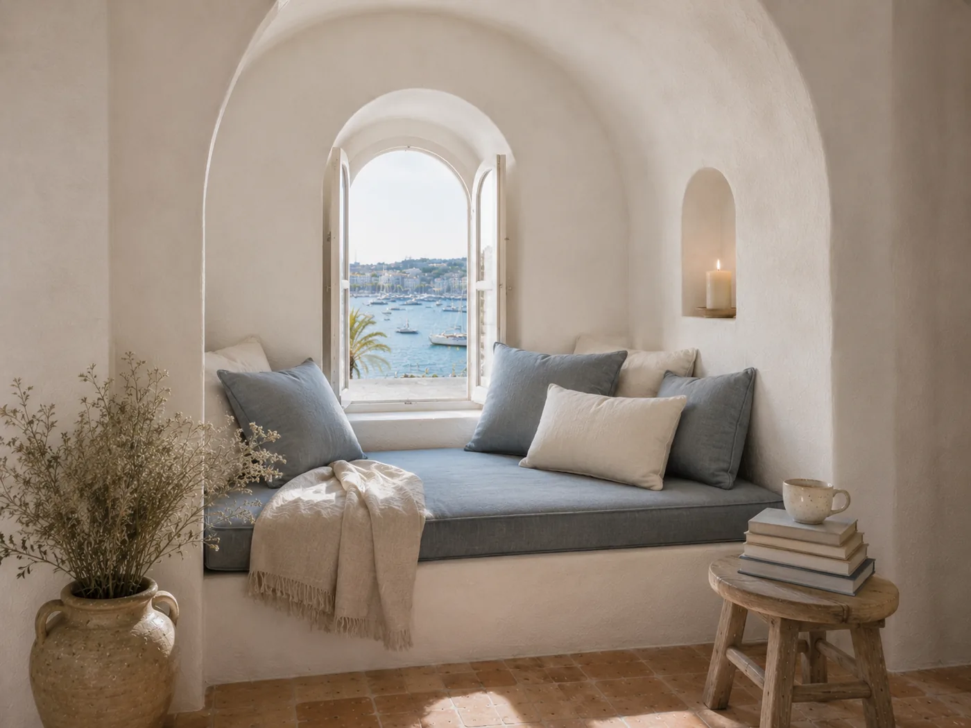 Porta Blanca Suite — reading corner