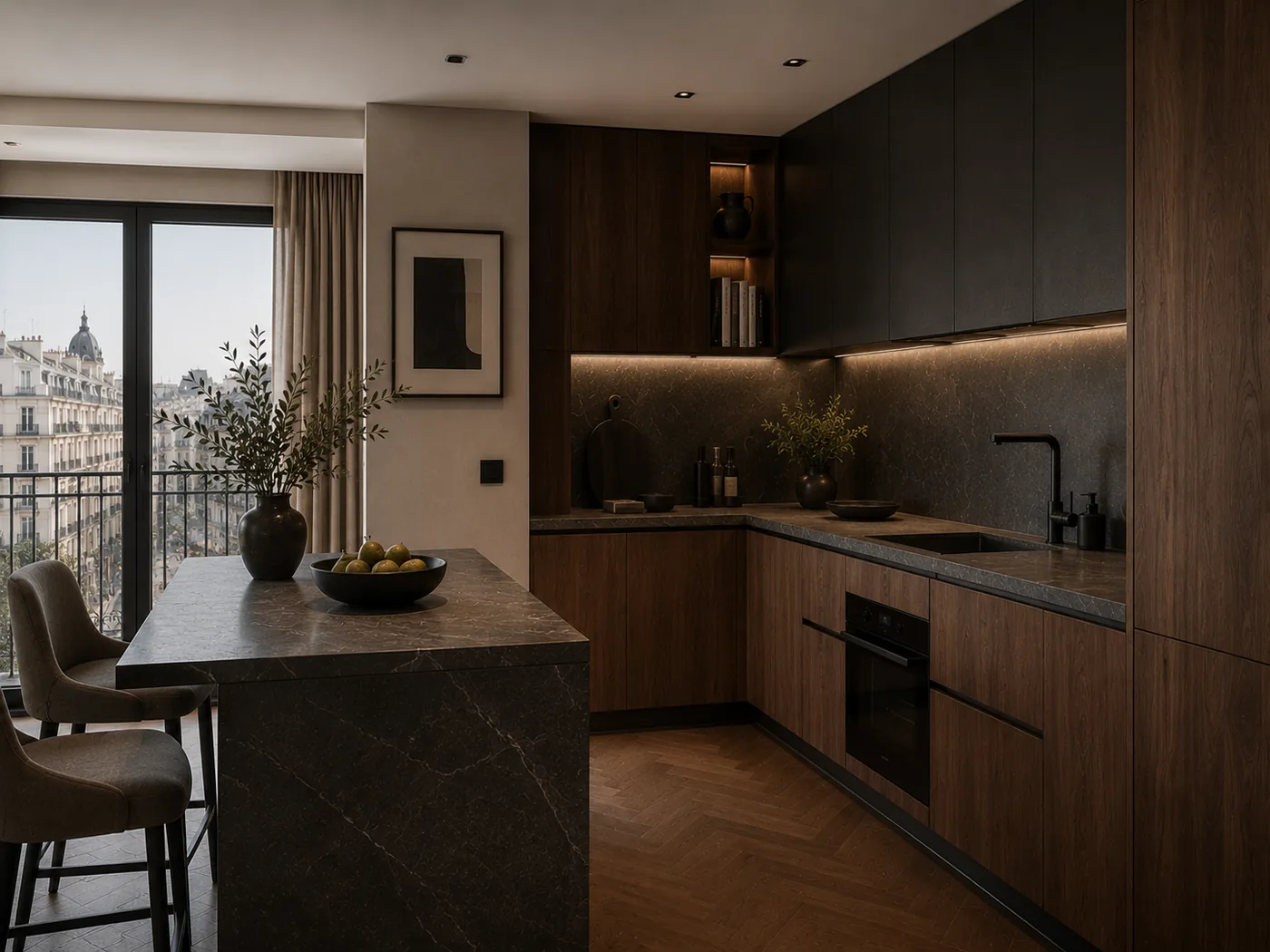 Salamanca Residence Suite — kitchen