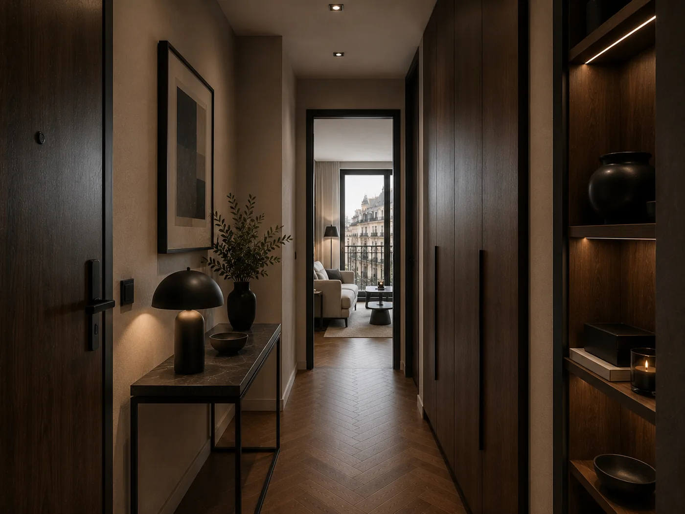 Salamanca Residence Suite — entry hallway