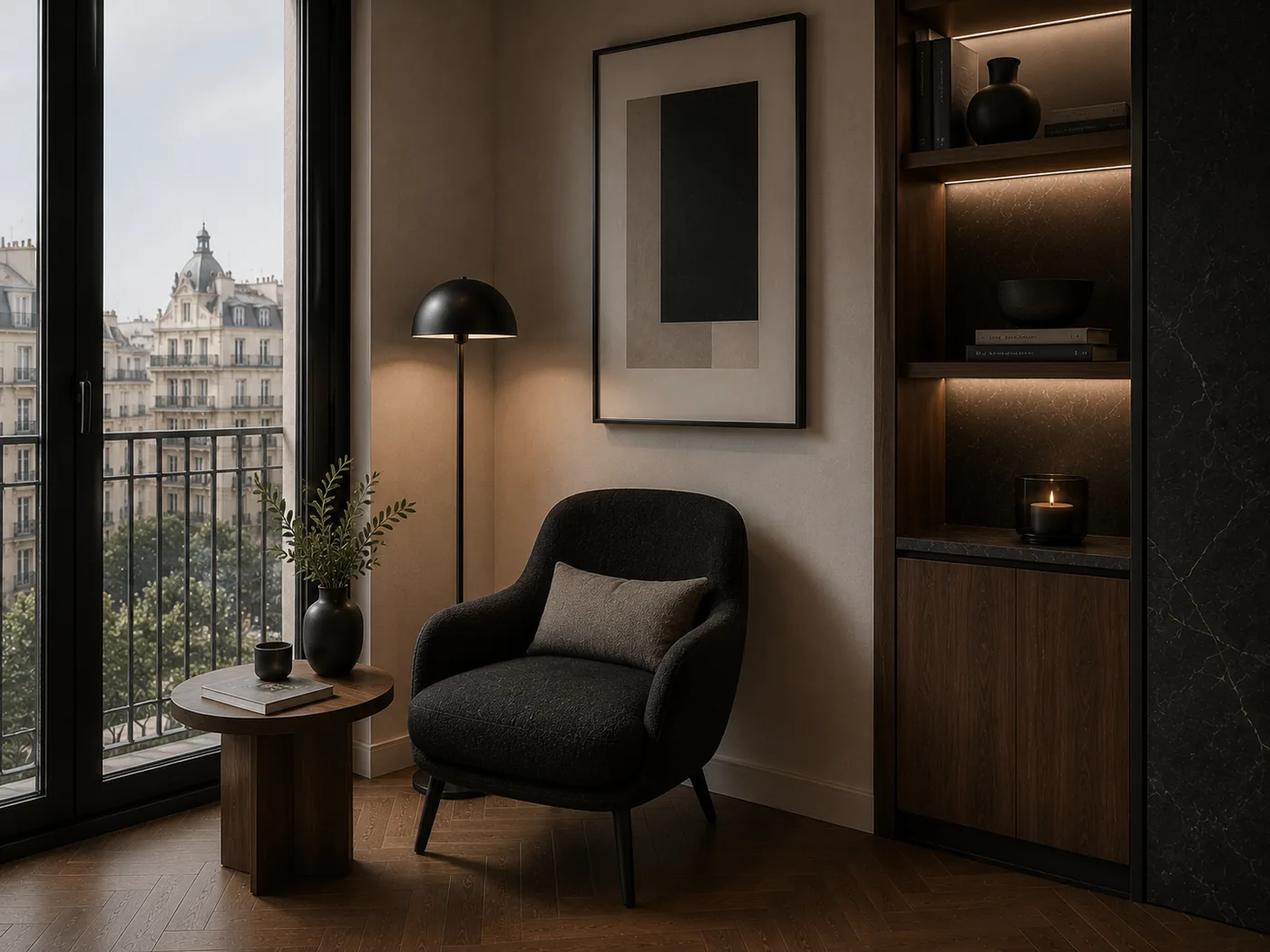 Salamanca Residence Suite — reading corner