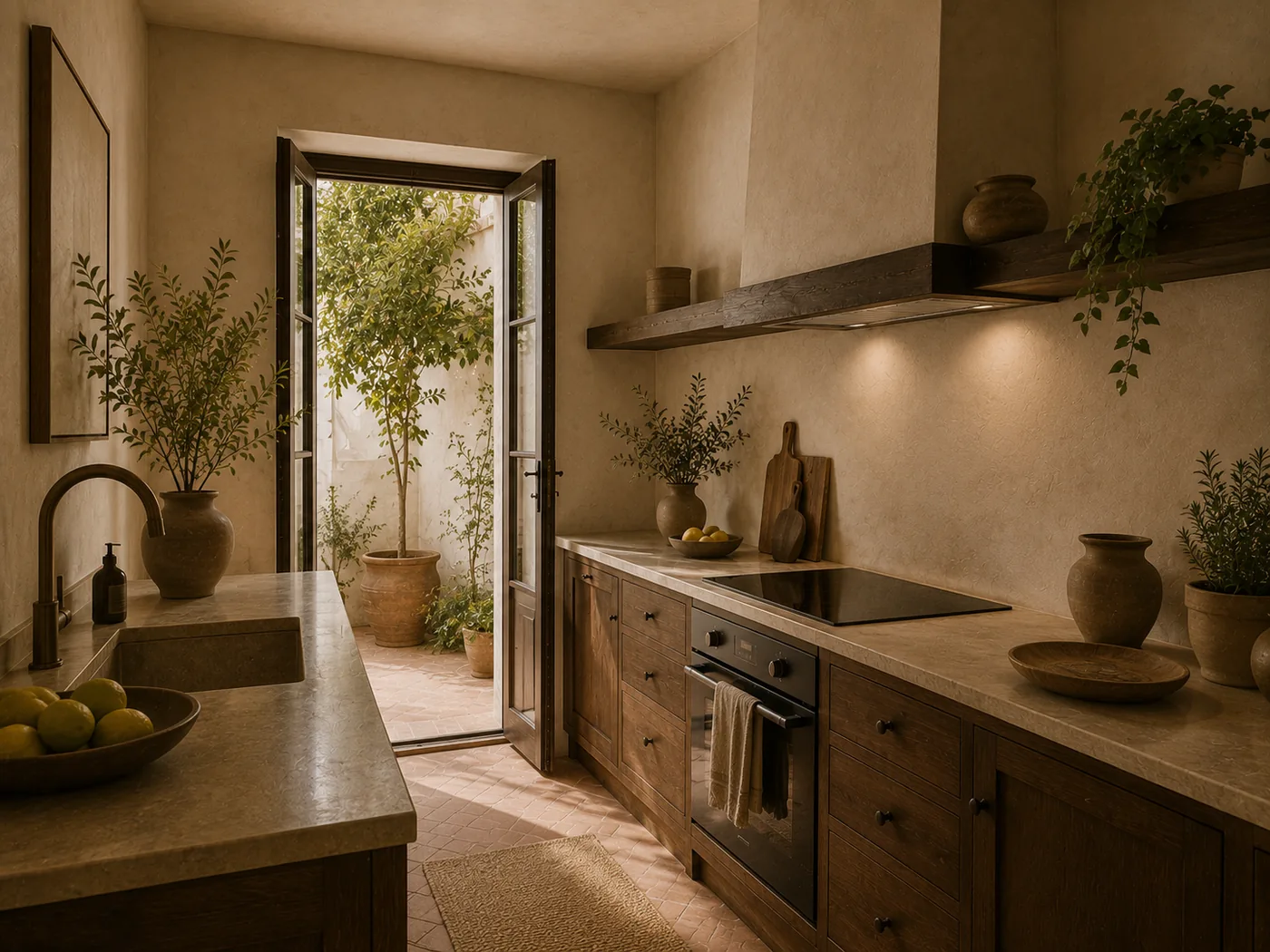 Santa Cruz Patio Hideaway — kitchen