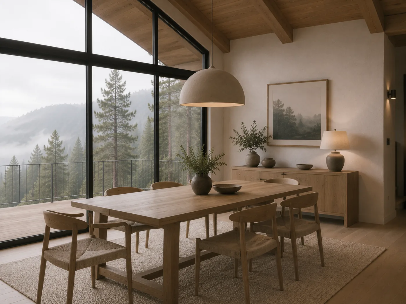 Sierra Mist Retreat — dining area