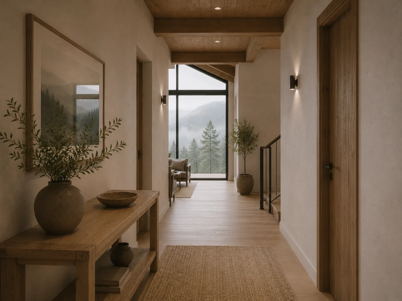Sierra Mist Retreat — entry hallway